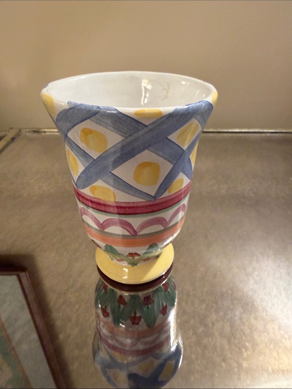 MacKenzie-Childs Aalsmeer Small Vase / Cup - Retired